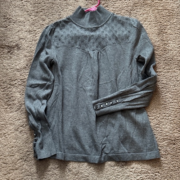 Apt. 9 Tops - Apt. 9 Ladies Mock Turtleneck Sweater Knit Pullover Long Sleeve